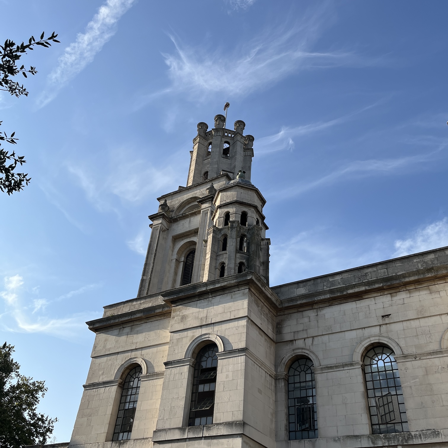 St George-in-the-East looking north (2024)