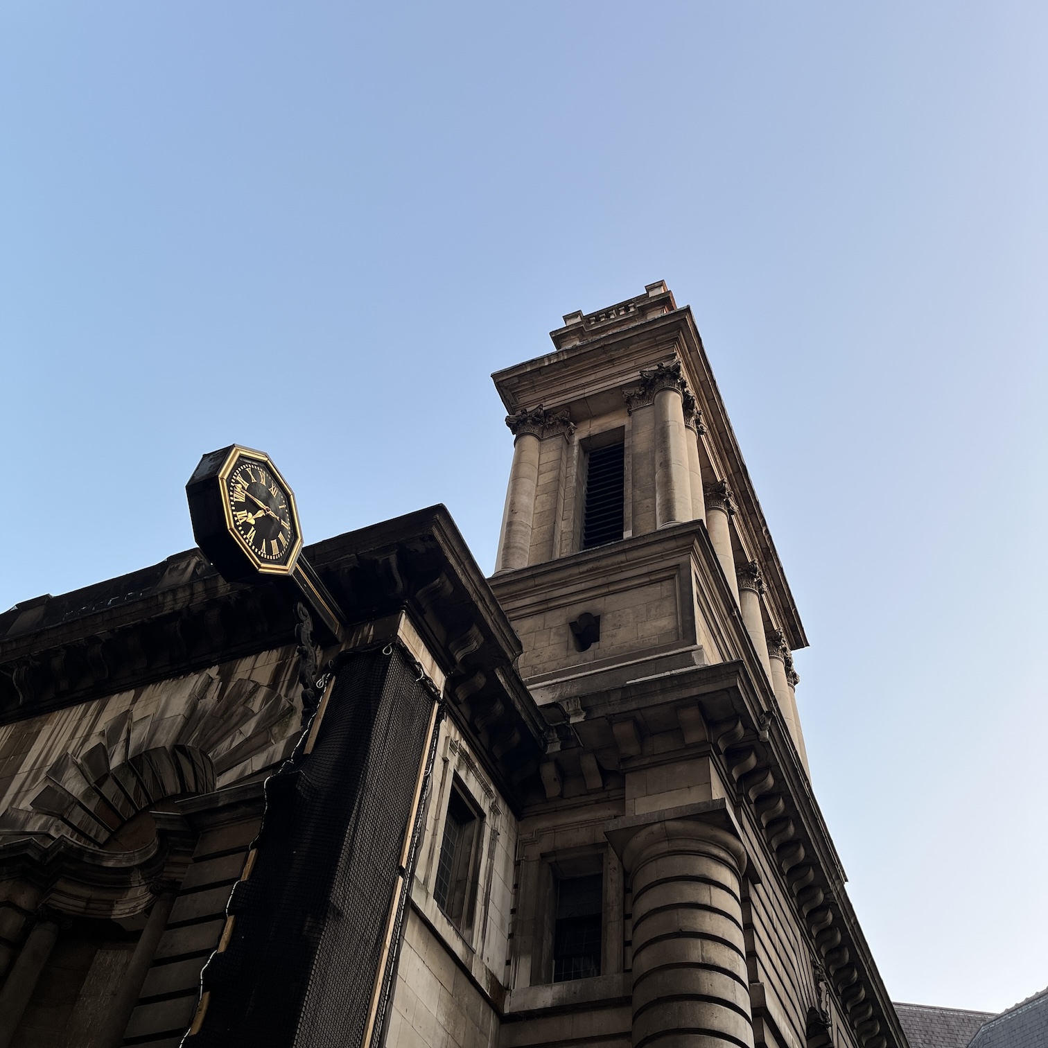 St Mary Woolnoth looking south (2024)